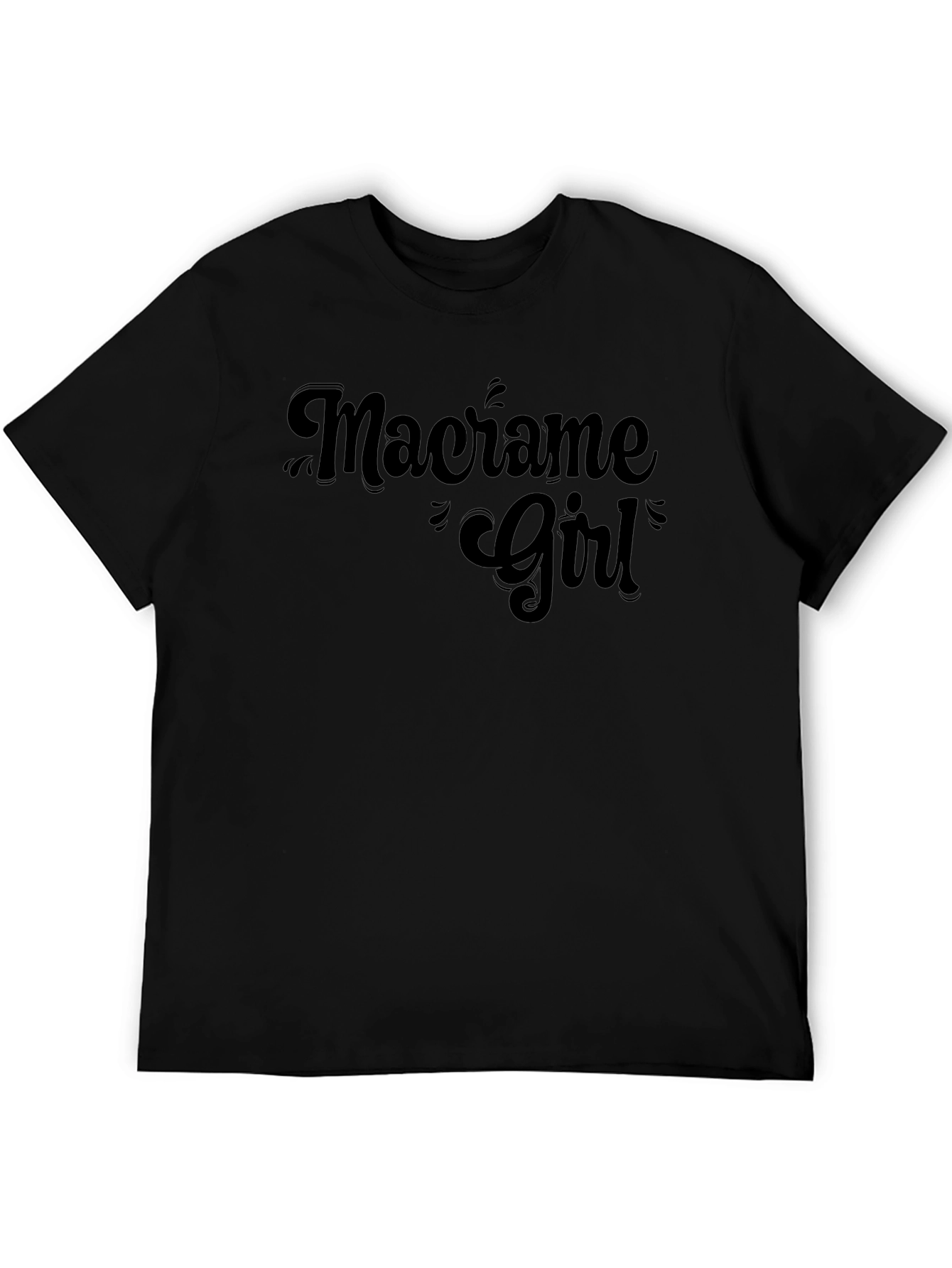 Macrame Girl Graphic Tee - Stylish Unique & Trendy