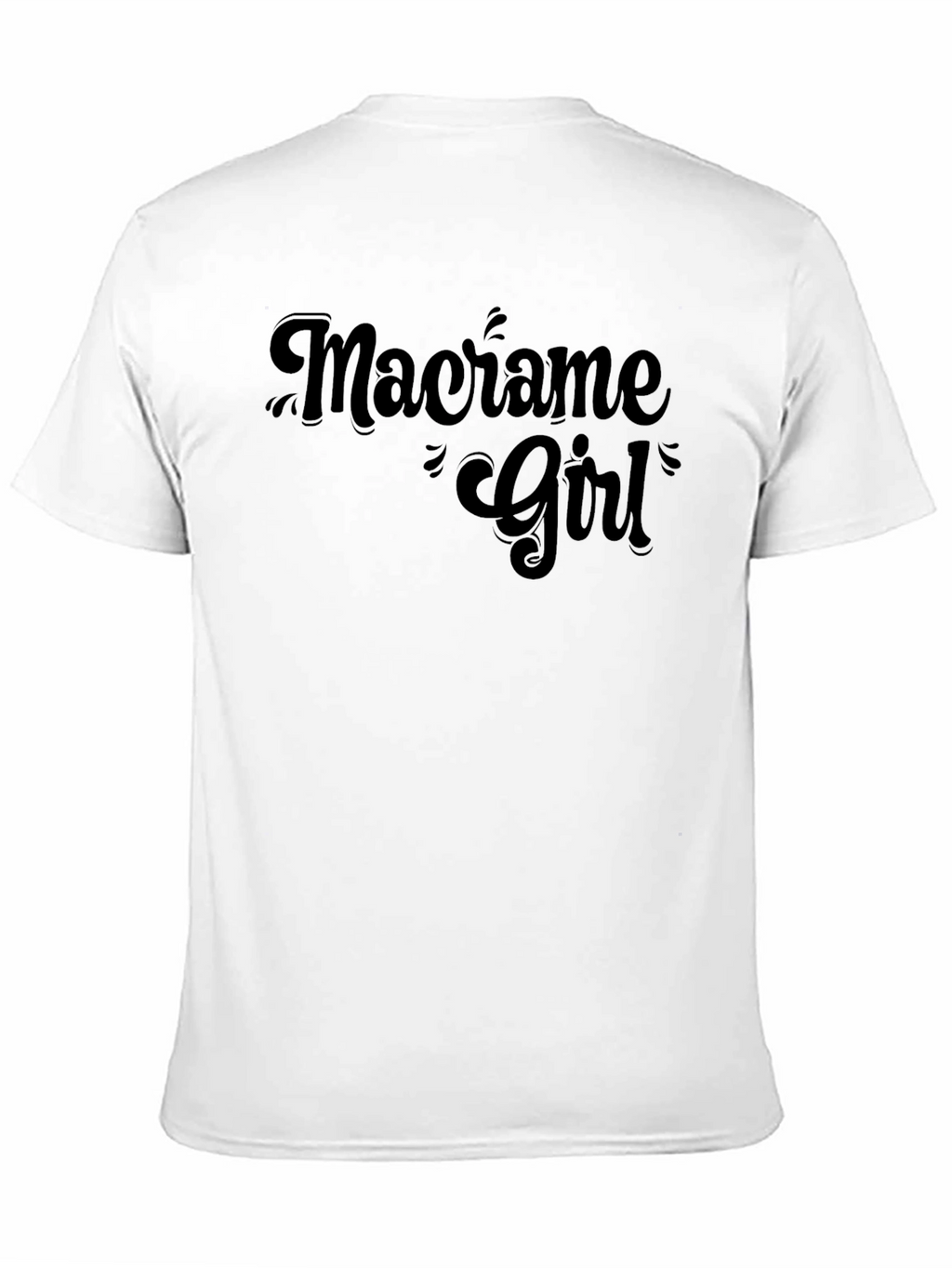 Macrame Girl Graphic Tee - Stylish Unique & Trendy