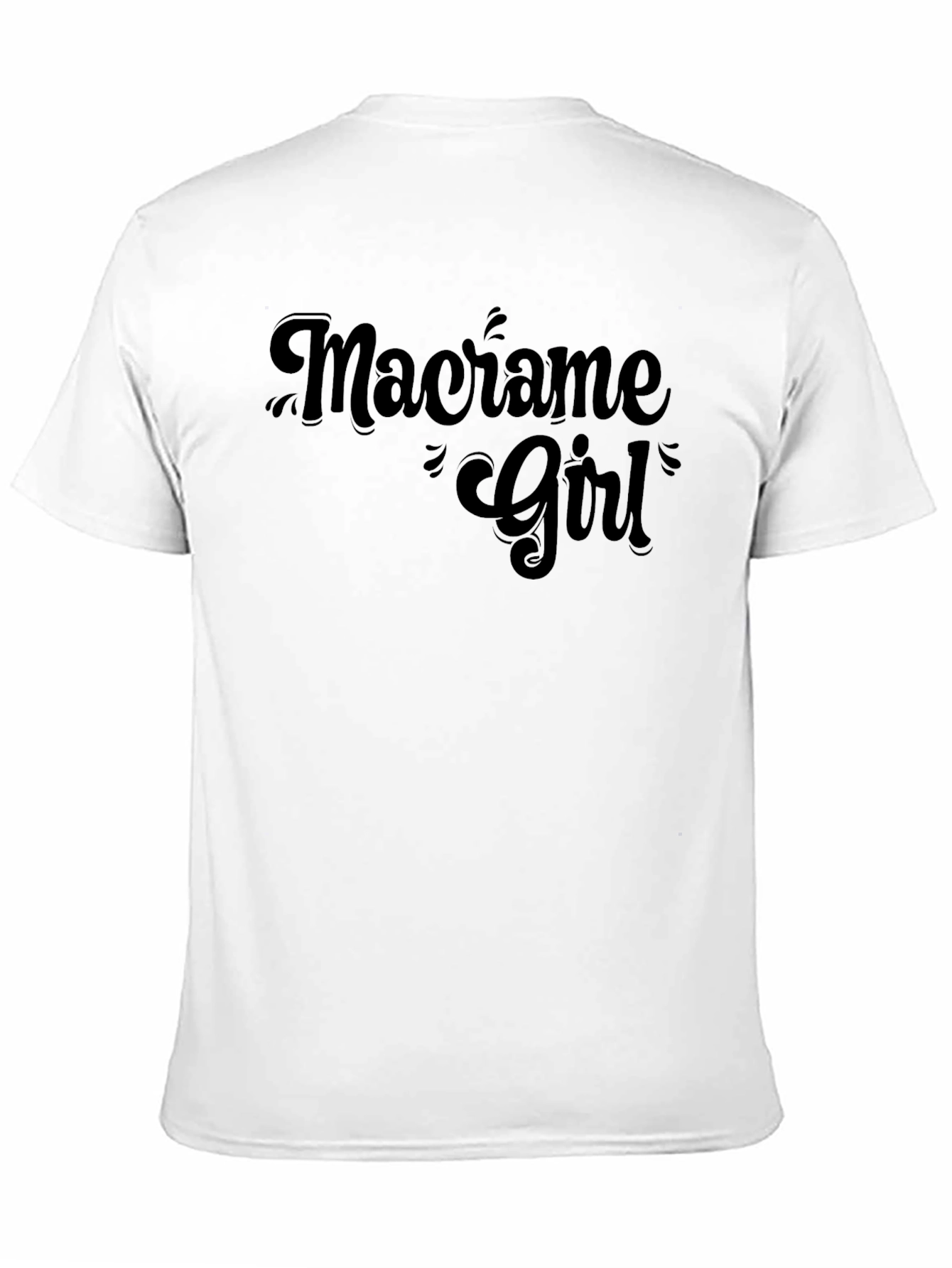 Macrame Girl Graphic Tee - Stylish Unique & Trendy