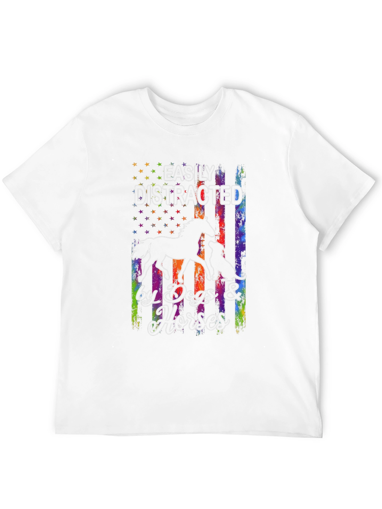 Easily Distracted Dog & Horse T-Shirt