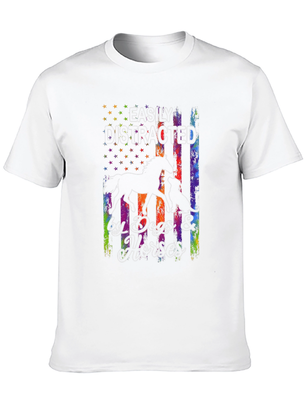 Easily Distracted Dog & Horse T-Shirt