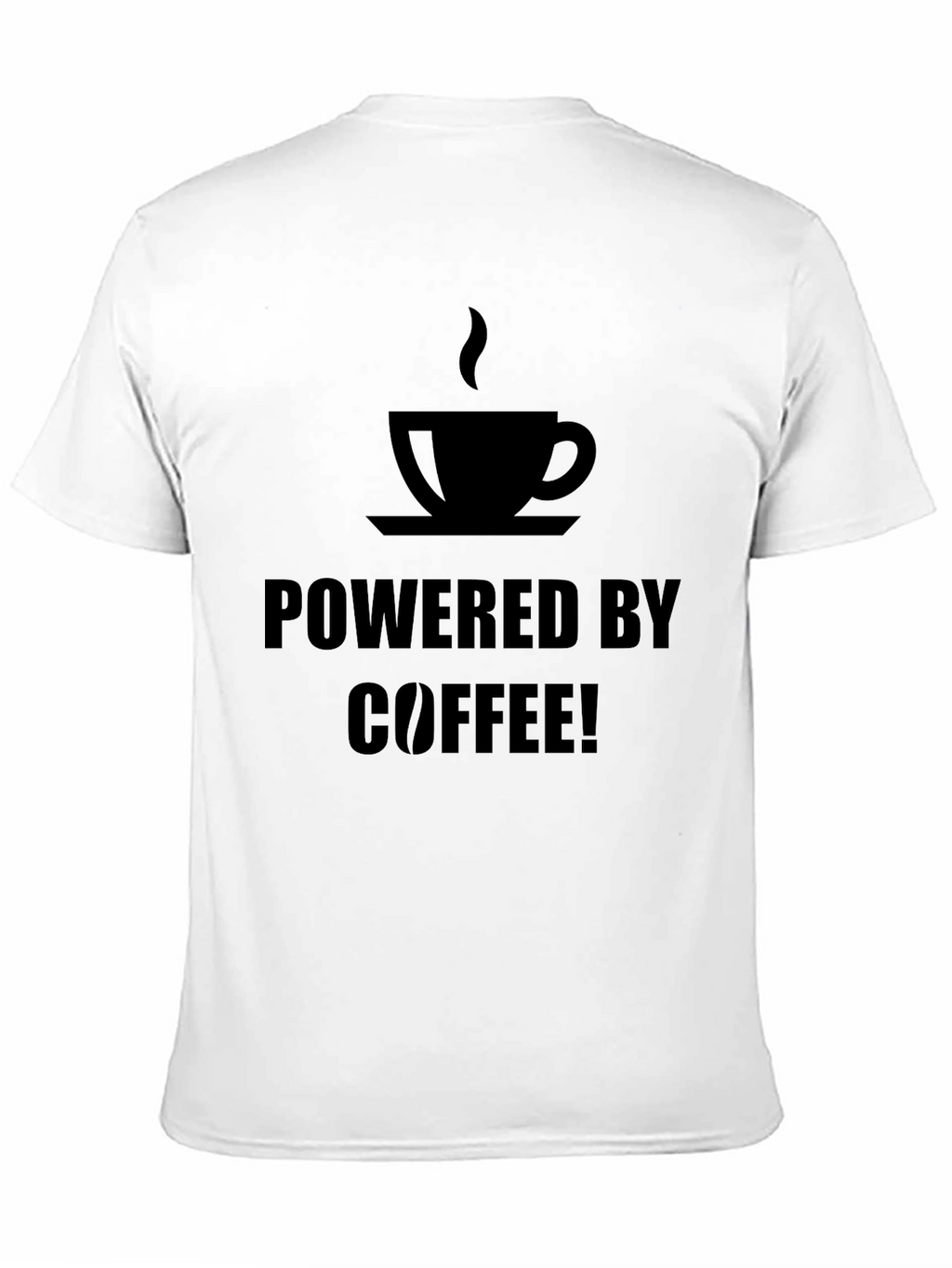 Coffee Powered Graphic T-Shirt - Black