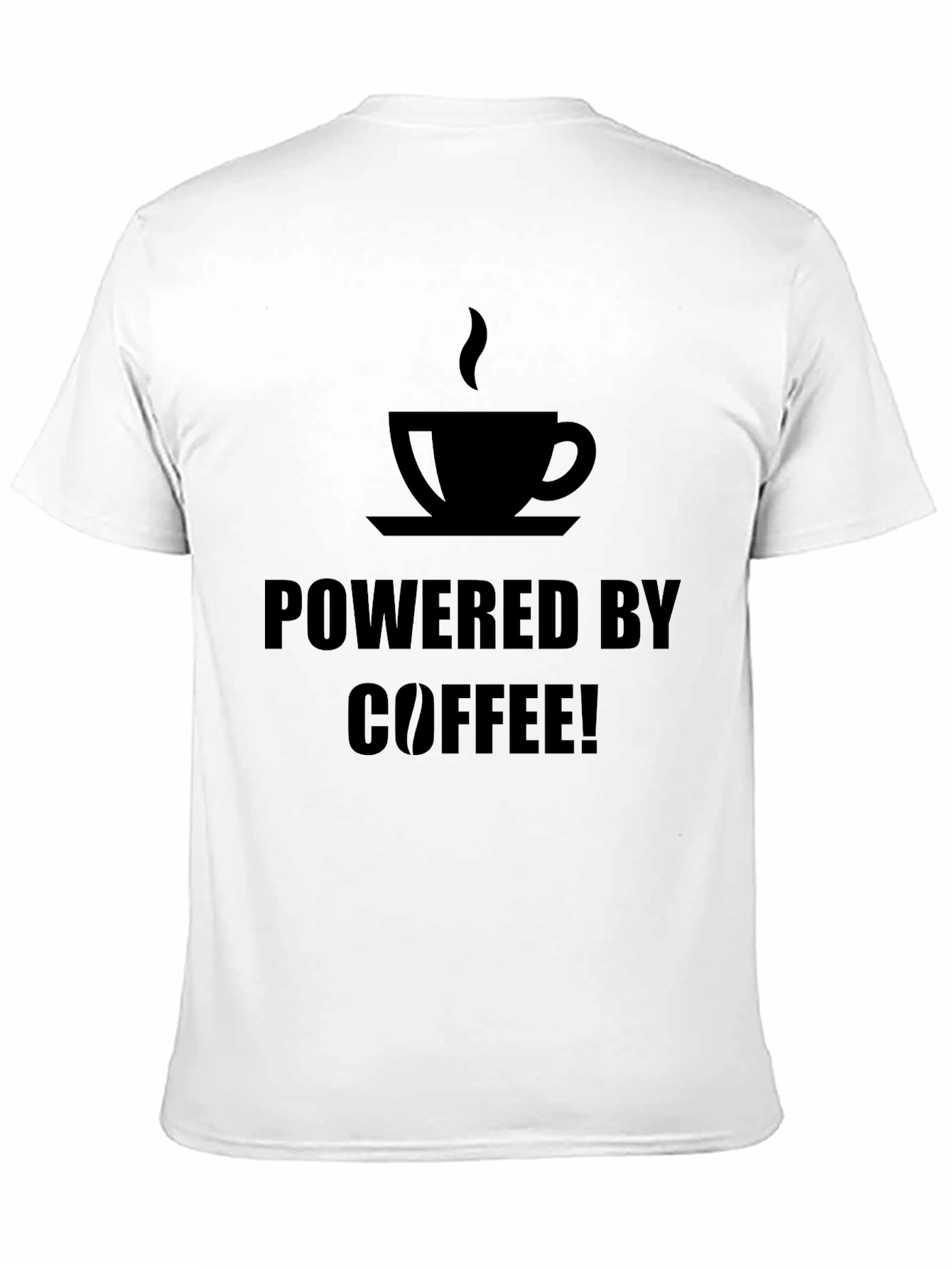 Coffee Powered Graphic T-Shirt - Black