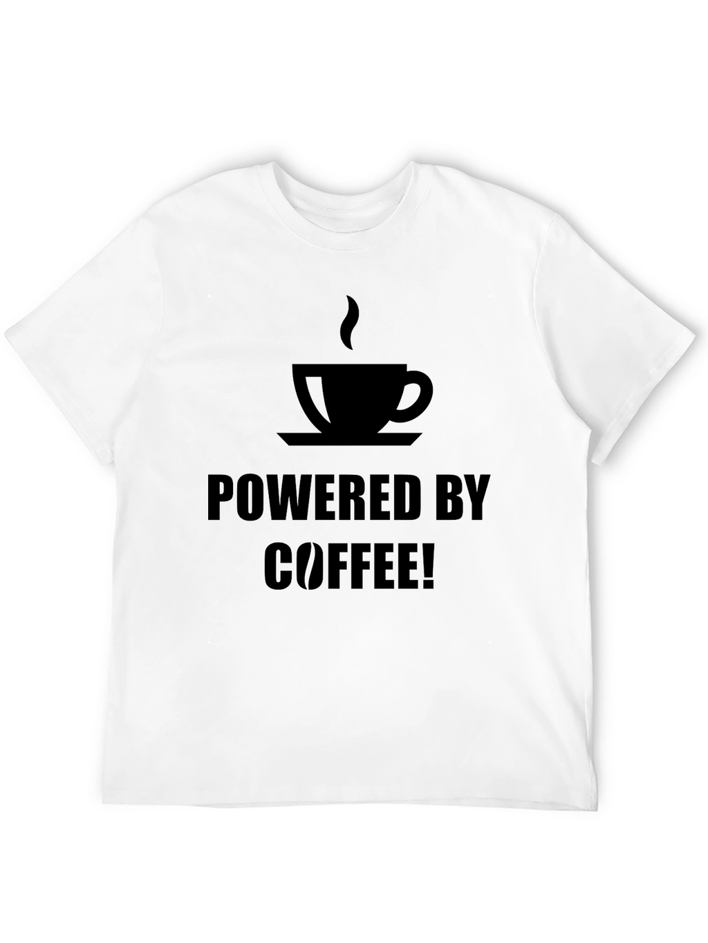 Coffee Powered Graphic T-Shirt - Black