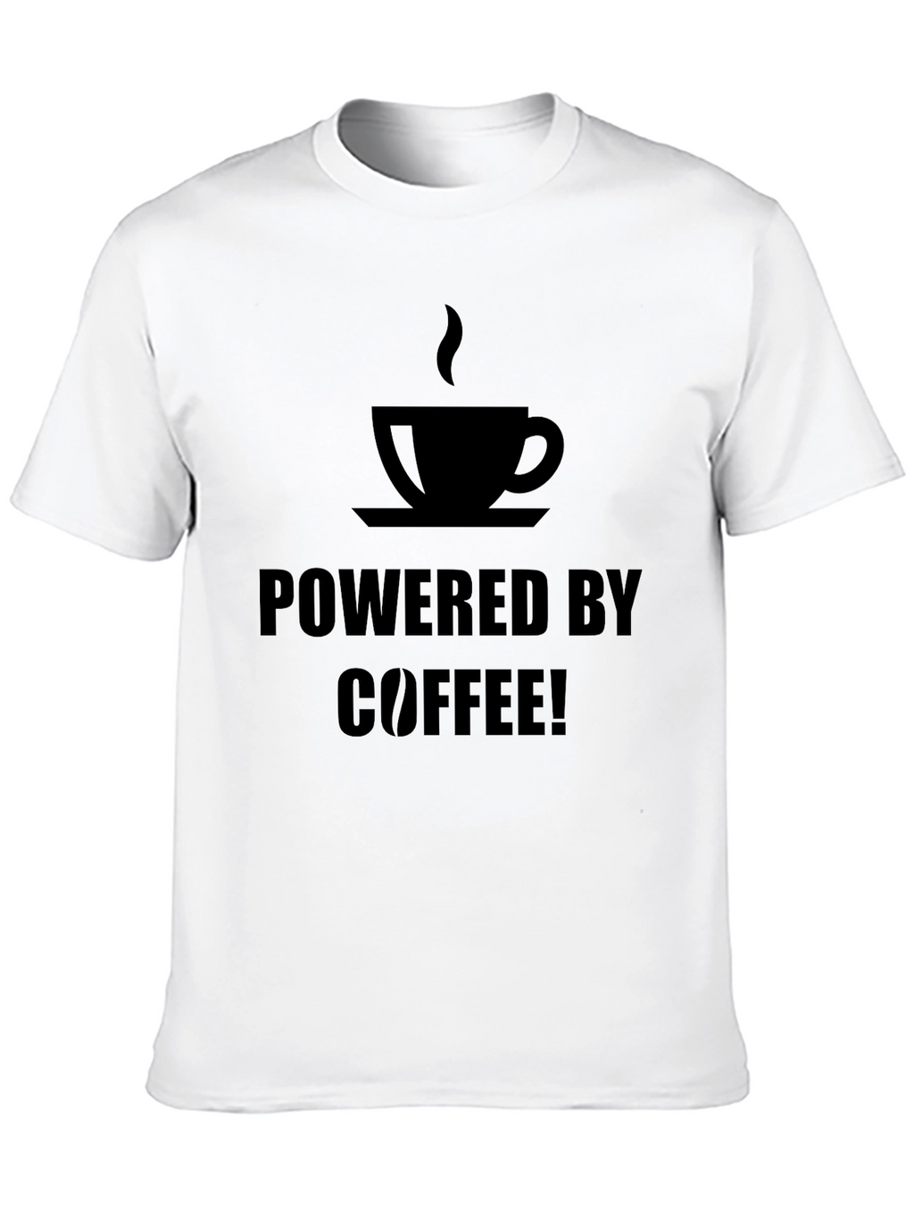 Coffee Powered Graphic T-Shirt - Black
