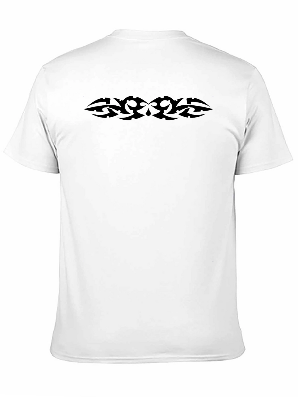 Mens Black Tribal Graphic Print Short Sleeve T-Shirt