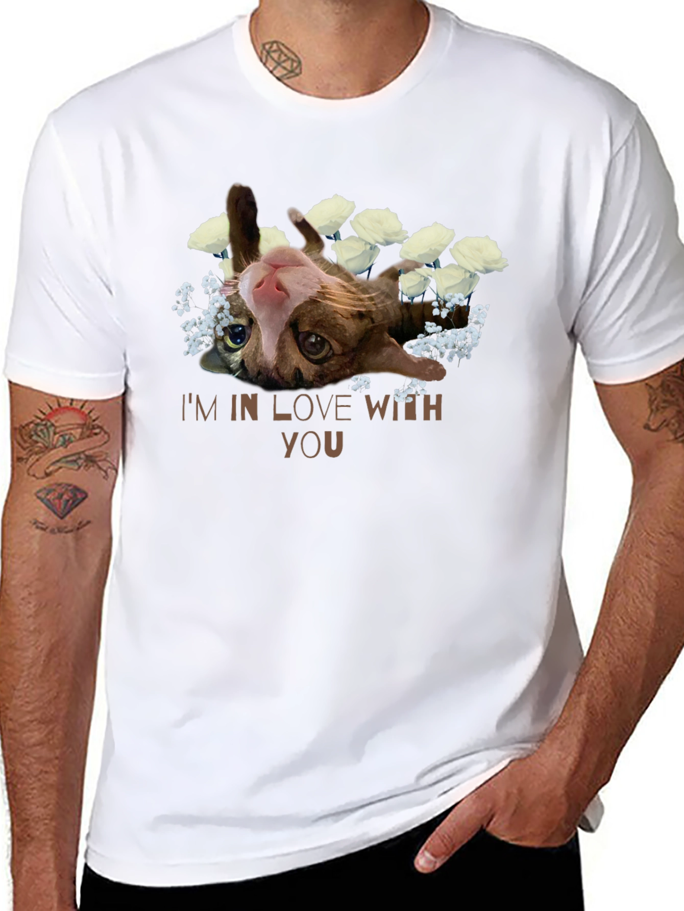 Im In Love With You Cat T-Shirt