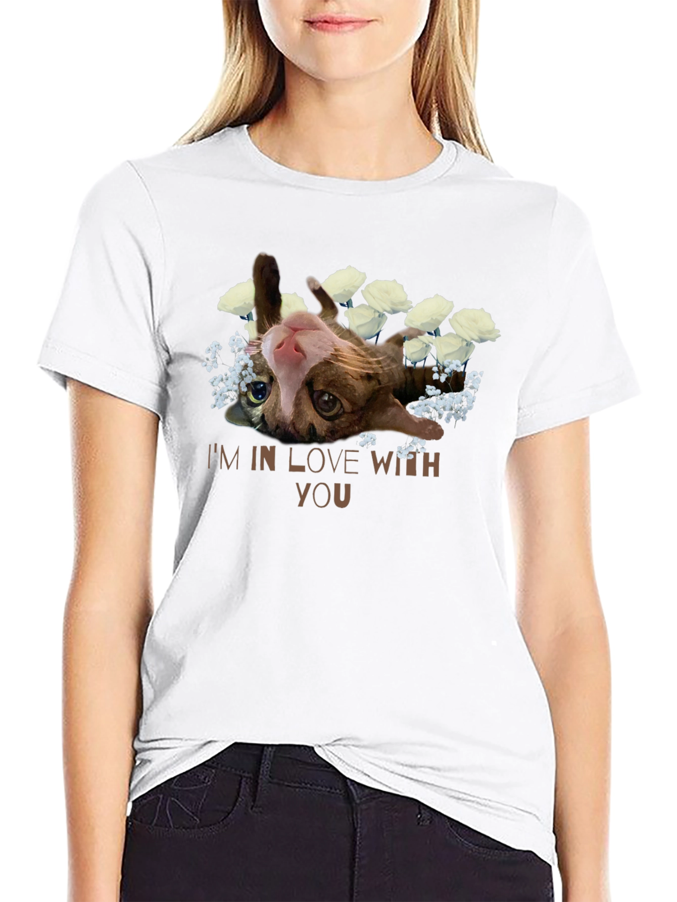 Im In Love With You Cat T-Shirt