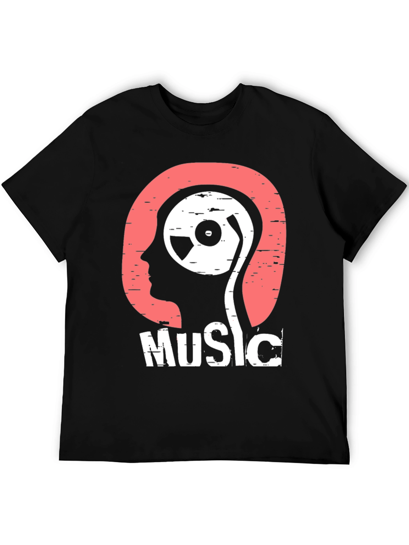 Music Head Graphic T-Shirt