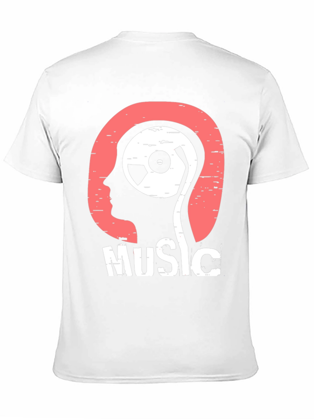 Music Head Graphic T-Shirt