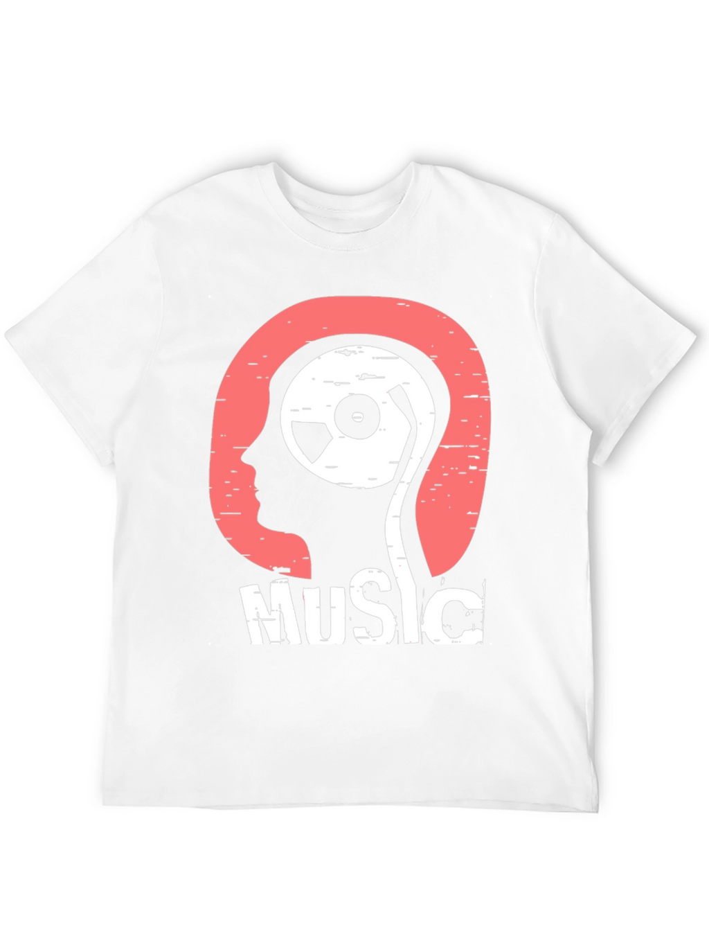 Music Head Graphic T-Shirt
