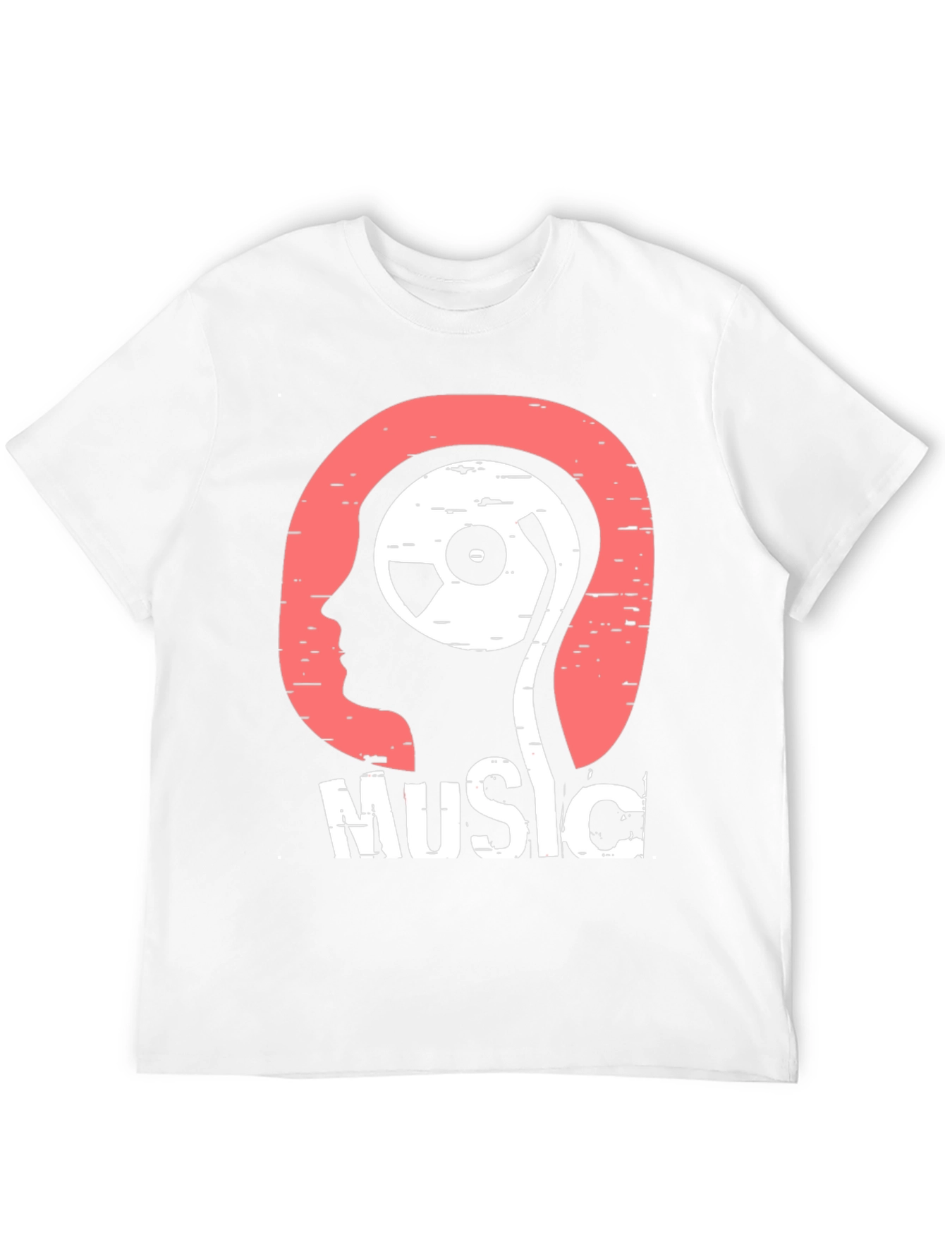 Music Head Graphic T-Shirt