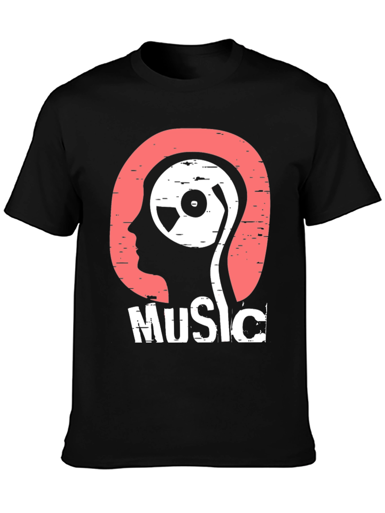 Music Head Graphic T-Shirt