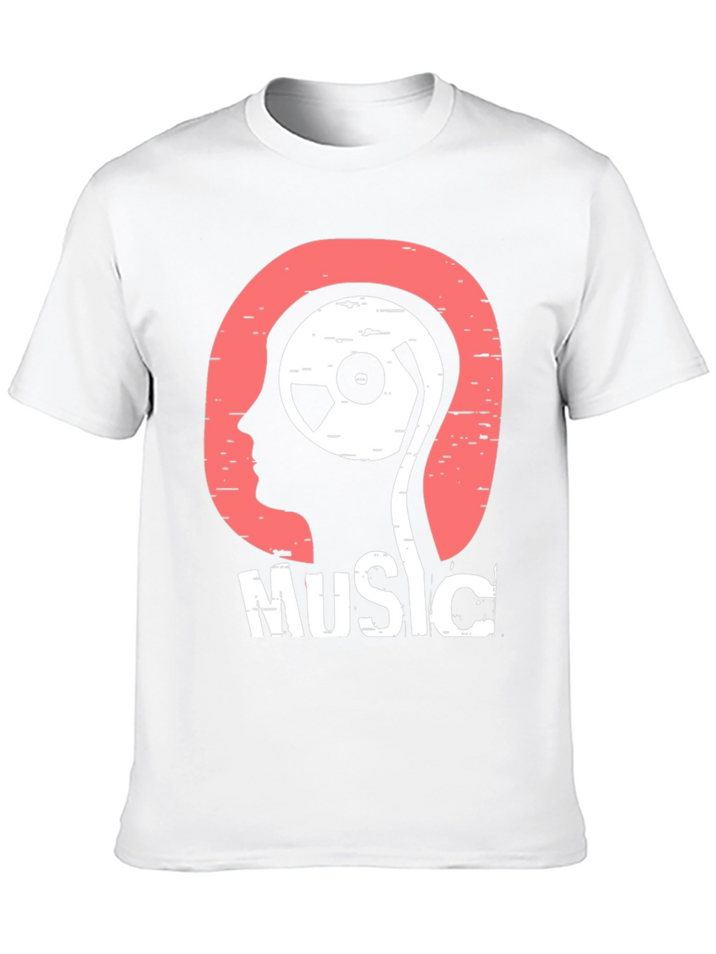 Music Head Graphic T-Shirt