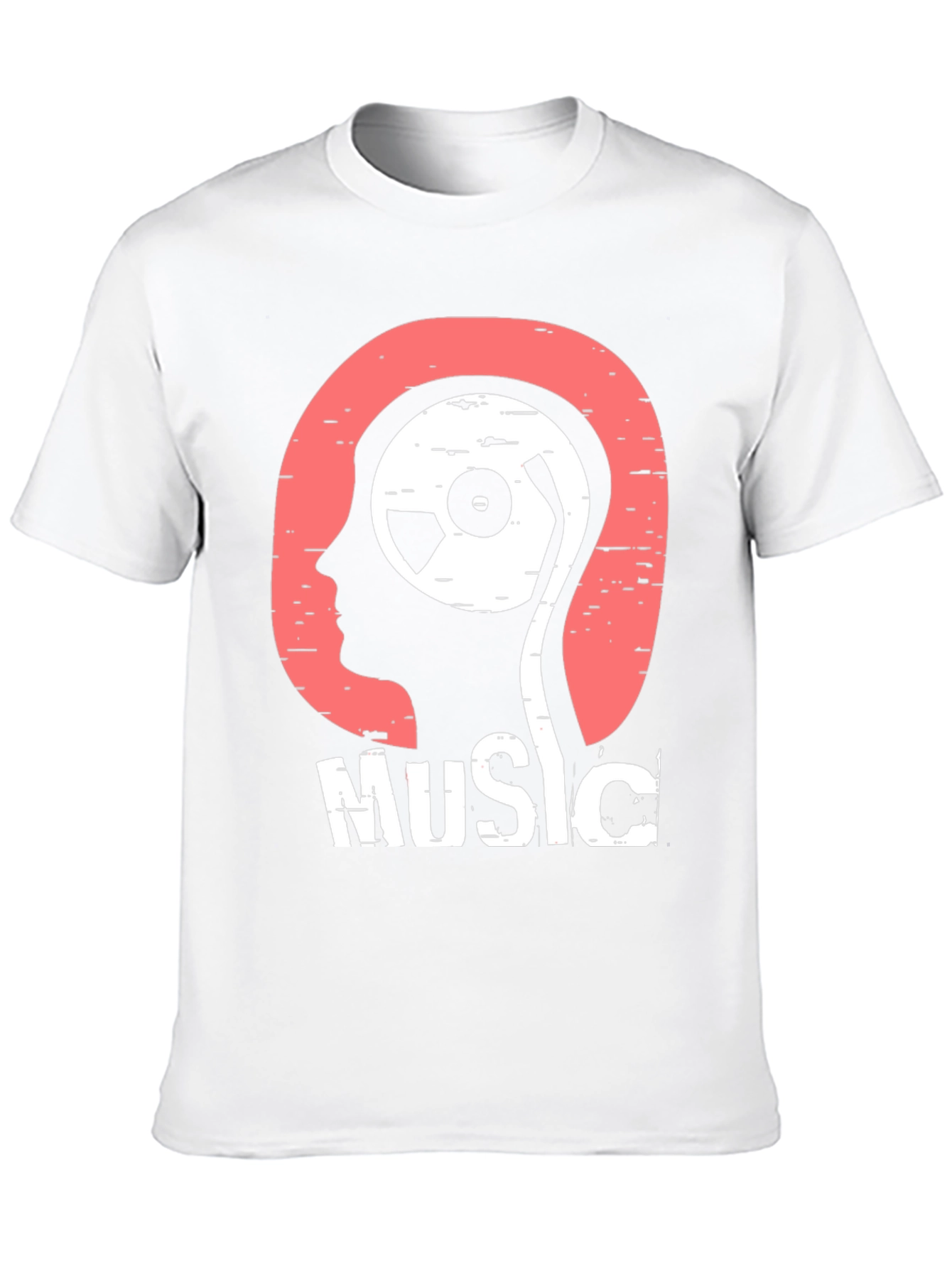 Music Head Graphic T-Shirt