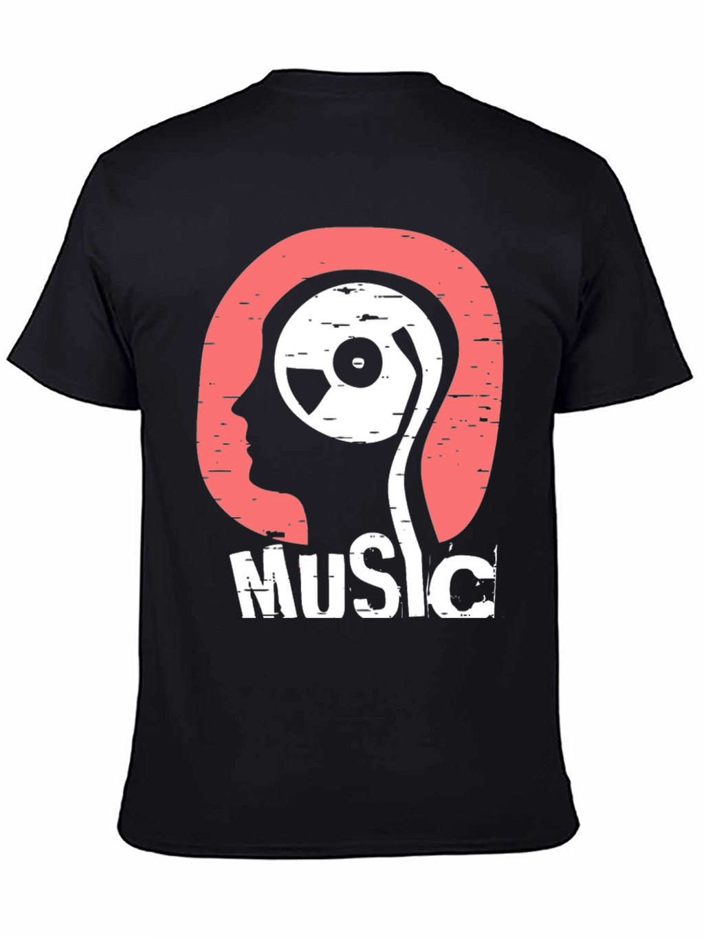 Music Head Graphic T-Shirt