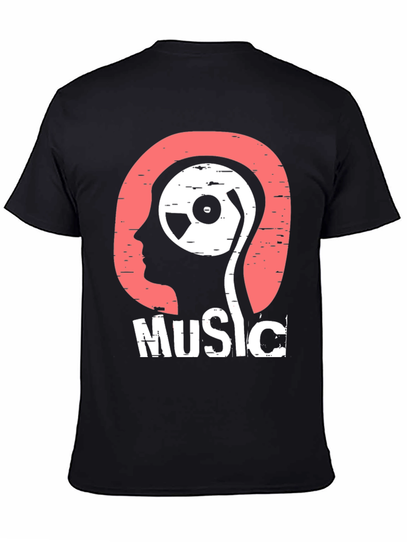 Music Head Graphic T-Shirt