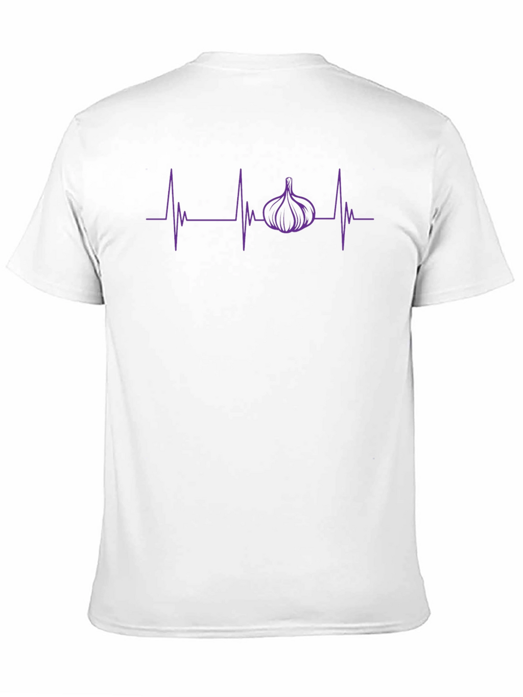 Garlic Heartbeat Graphic T-Shirt - Black