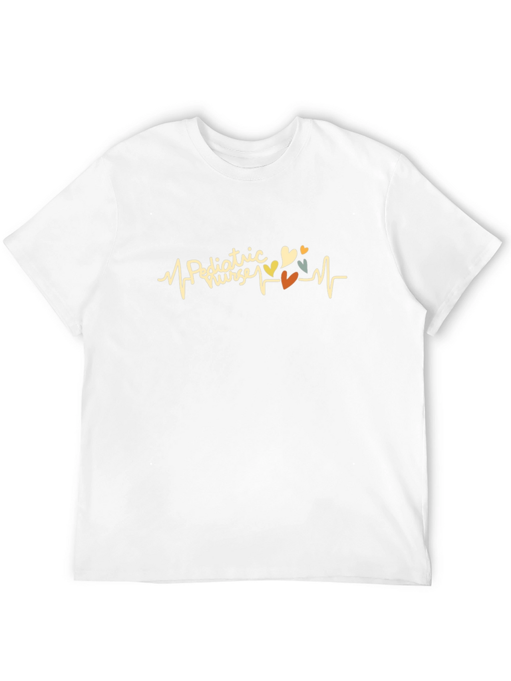 Pediatric Nurse Heartbeat Graphic Tee