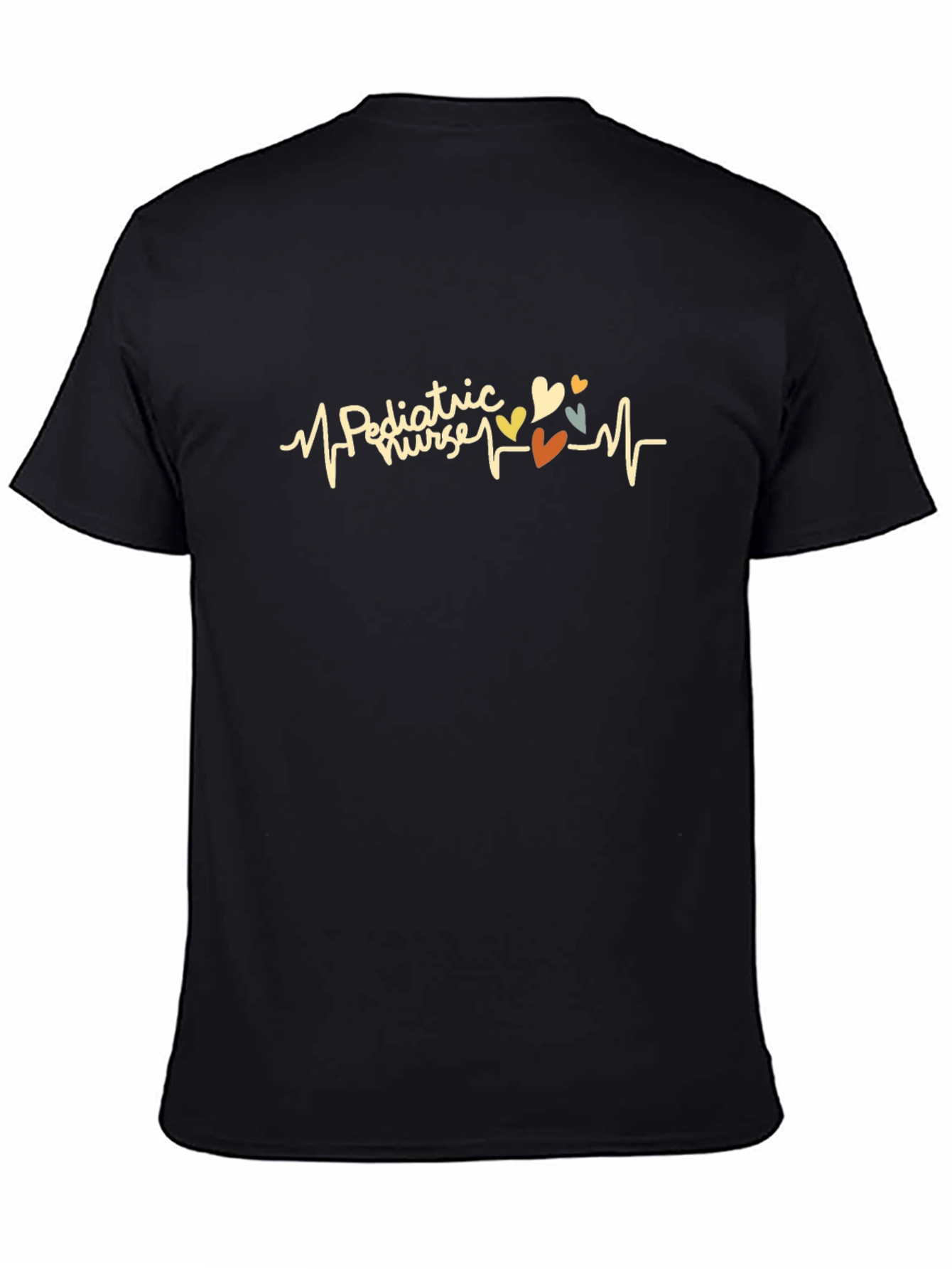 Pediatric Nurse Heartbeat Graphic Tee