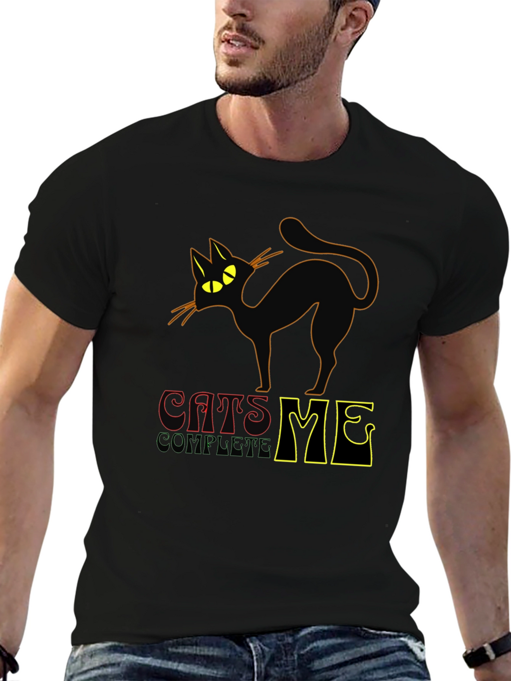 Cats Complete Me Graphic T-Shirt