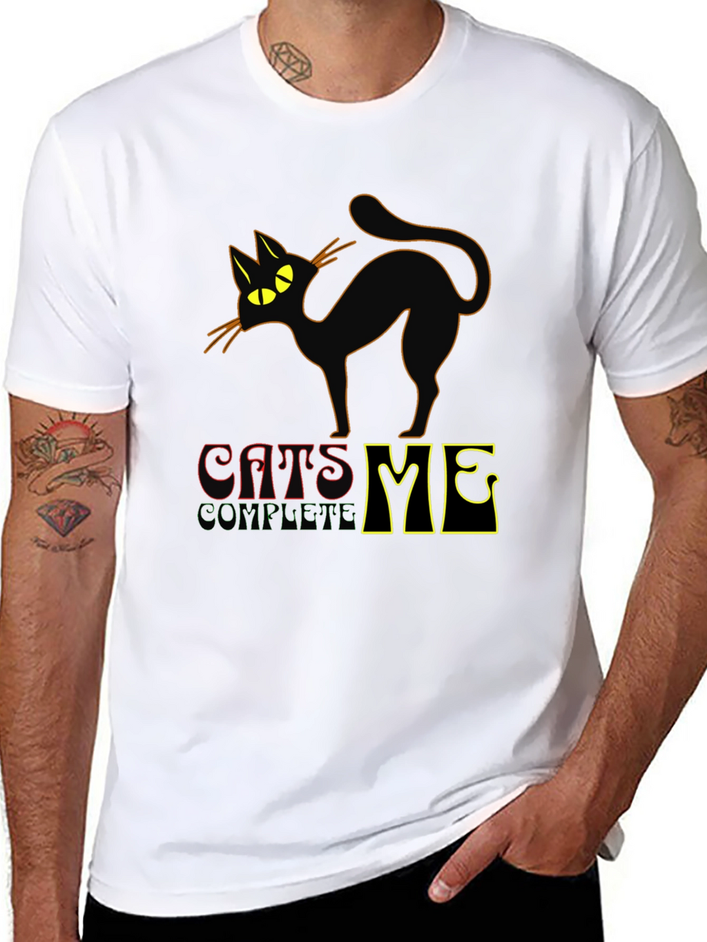 Cats Complete Me Graphic T-Shirt