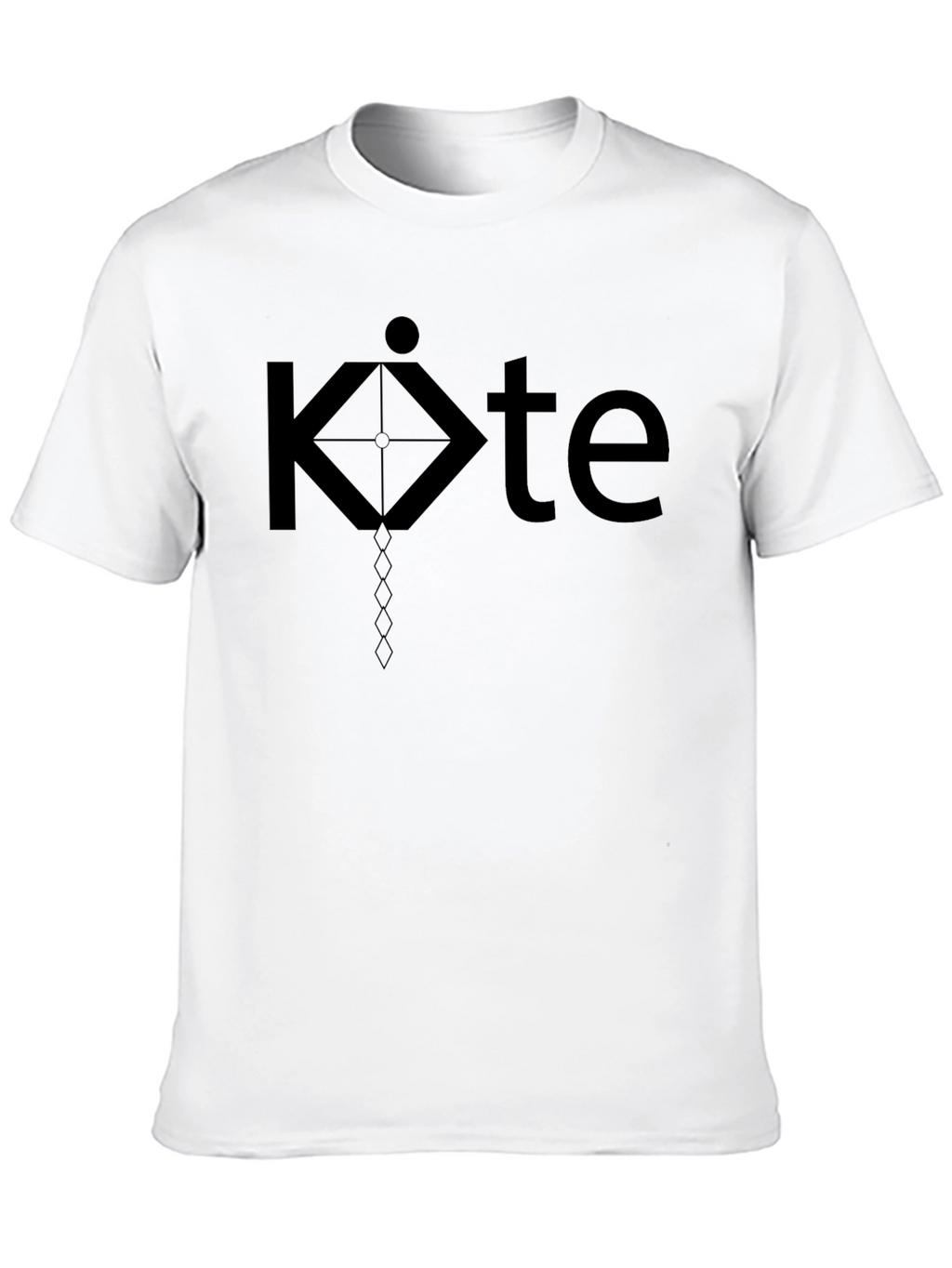 Kite Graphic Print Mens Black T-Shirt