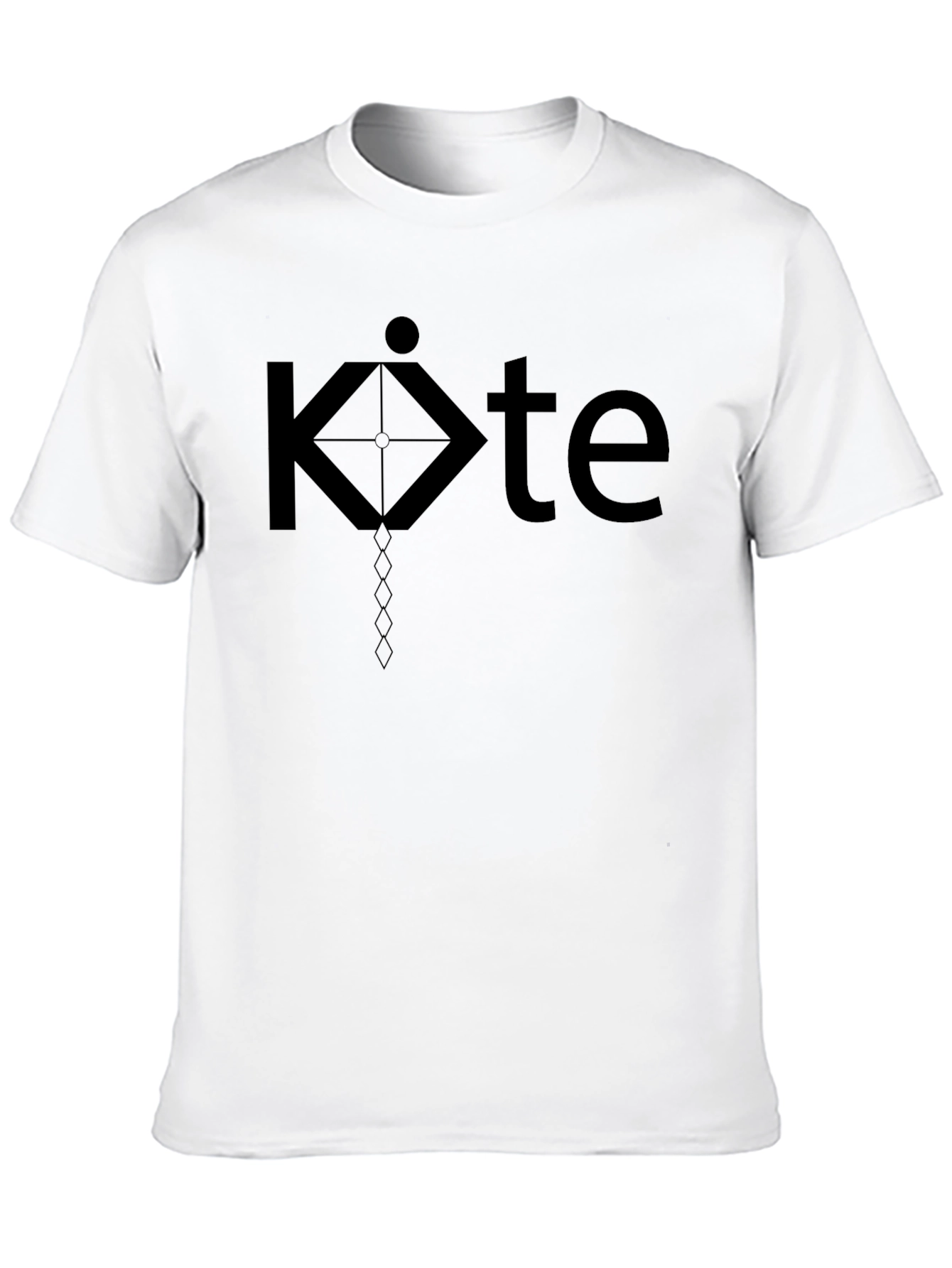 Kite Graphic Print Mens Black T-Shirt