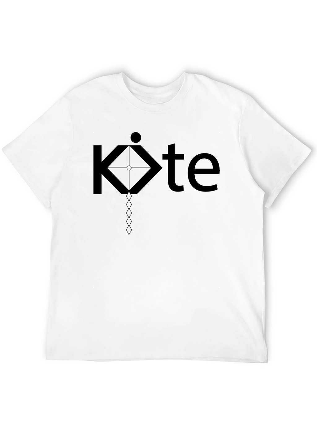 Kite Graphic Print Mens Black T-Shirt