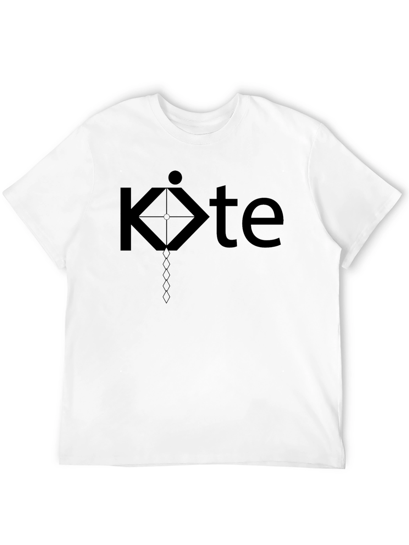 Kite Graphic Print Mens Black T-Shirt