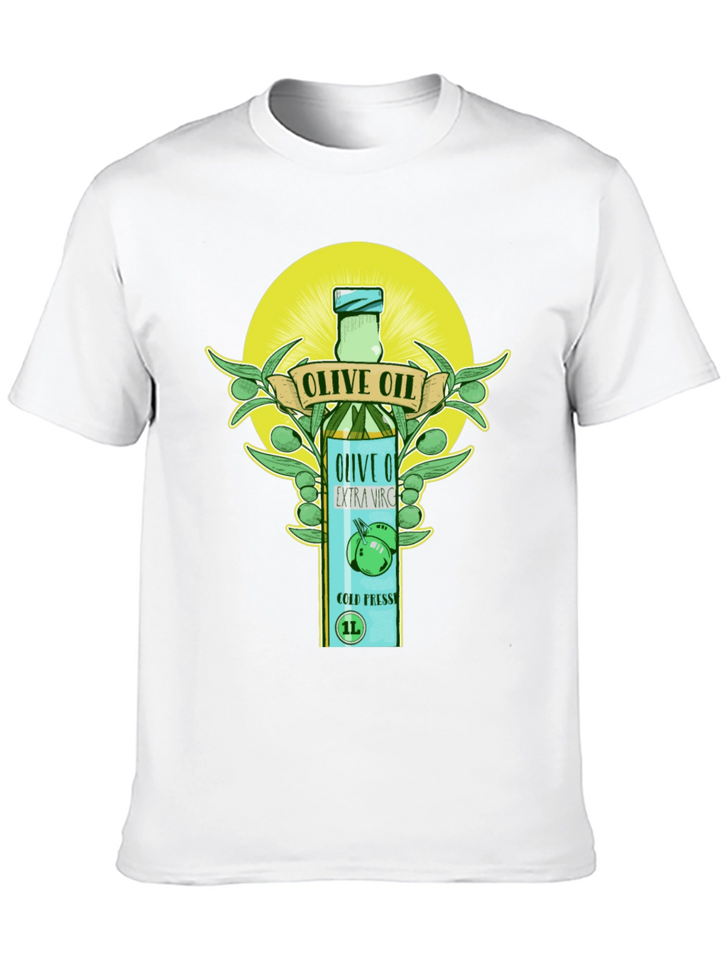 Olive Oil Graphic Tee - Unique Design