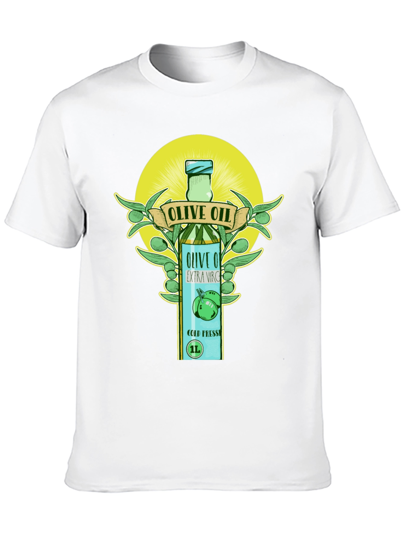 Olive Oil Graphic Tee - Unique Design