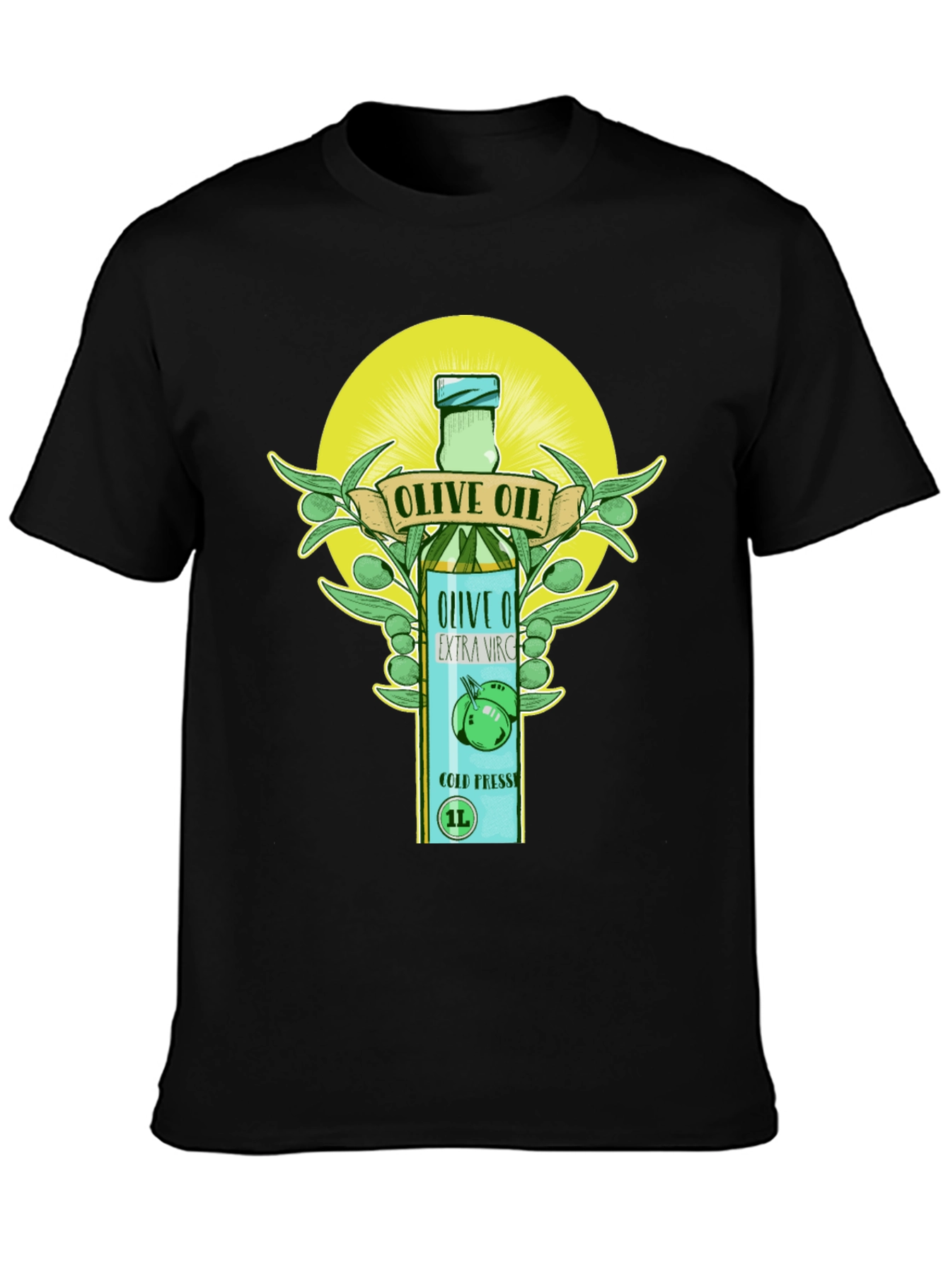 Olive Oil Graphic Tee - Unique Design