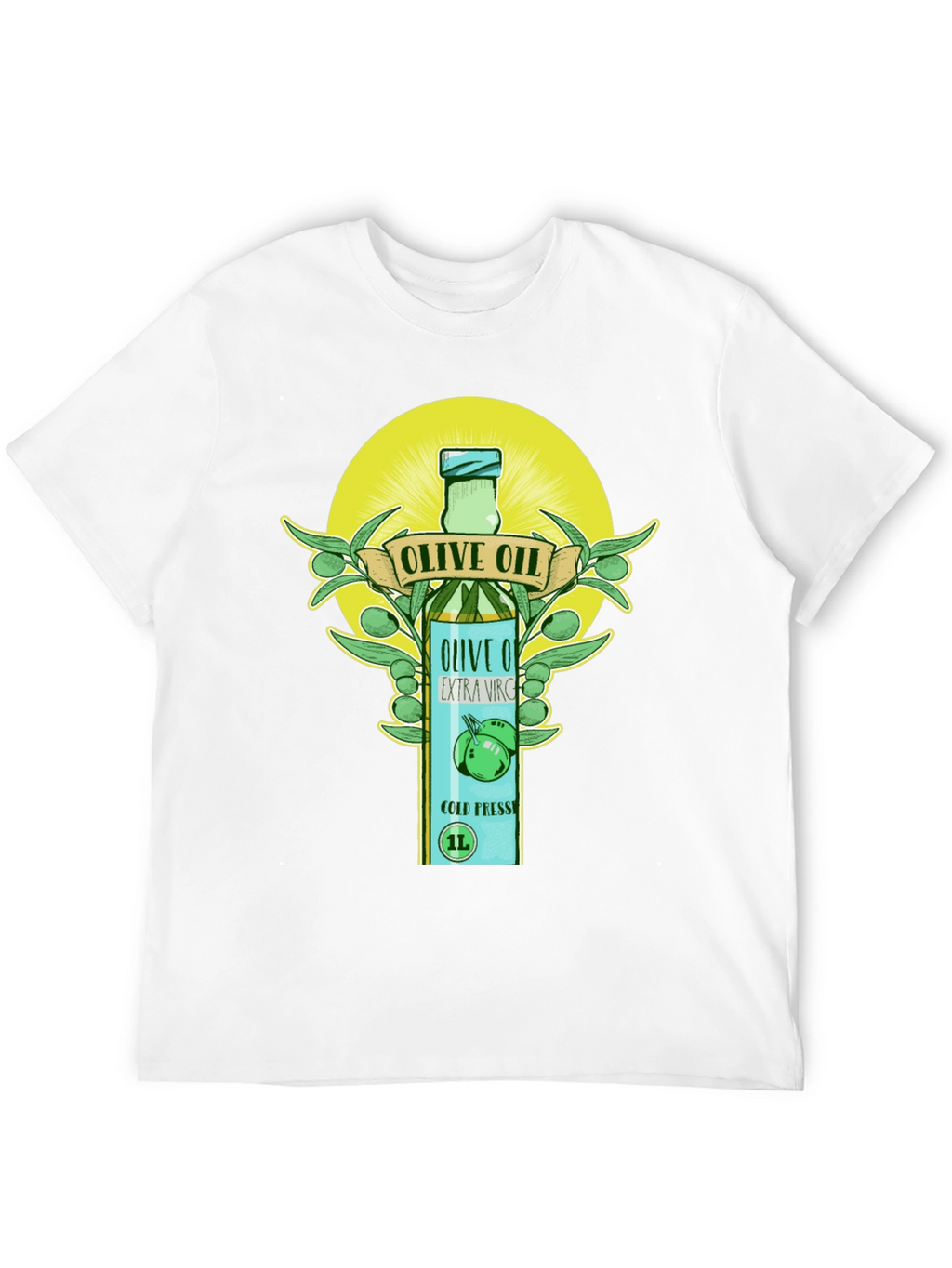 Olive Oil Graphic Tee - Unique Design
