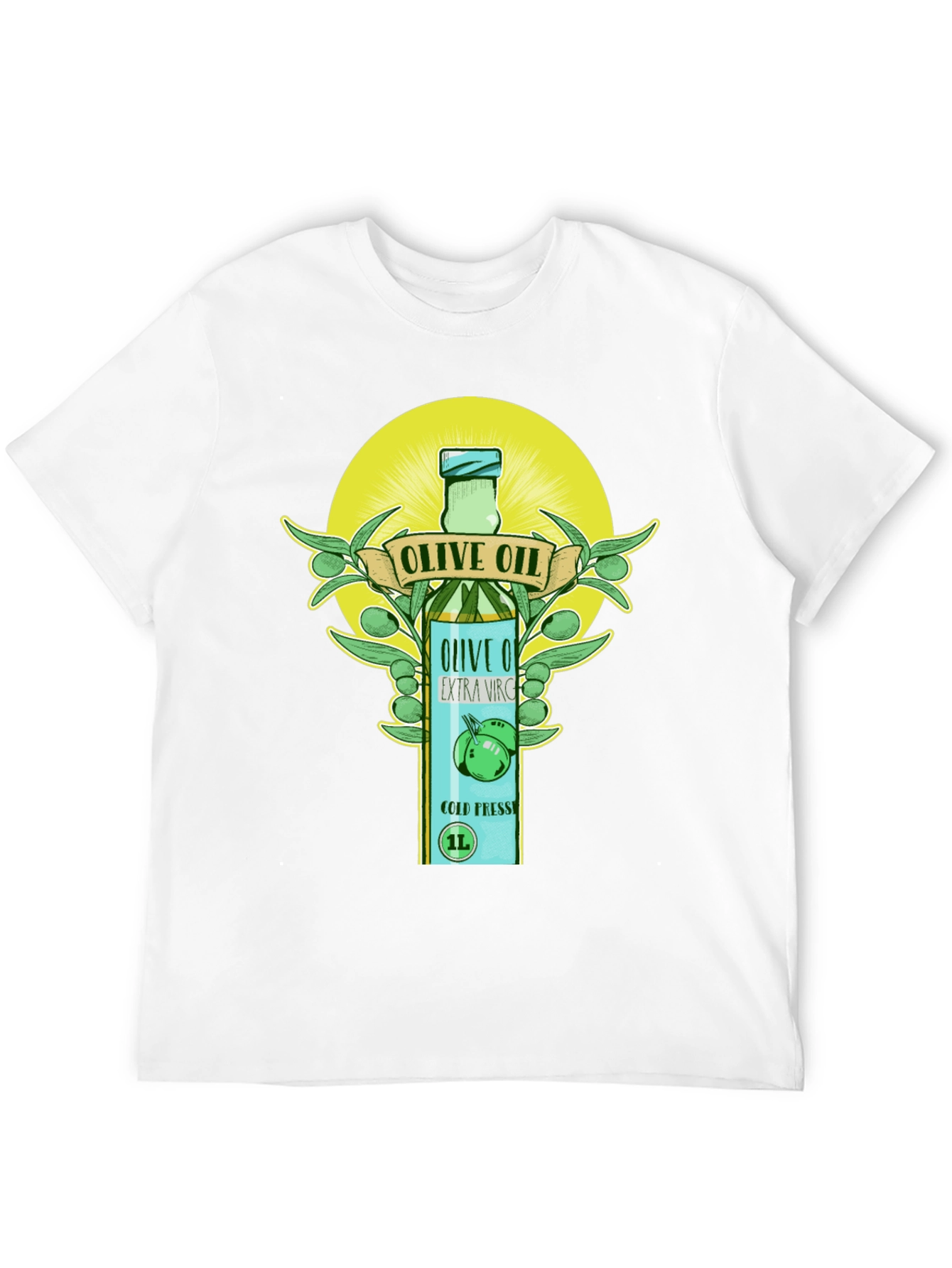 Olive Oil Graphic Tee - Unique Design