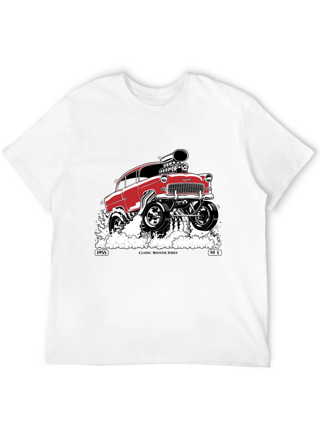 Classic 1955 Hot Rod T-Shirt - Black