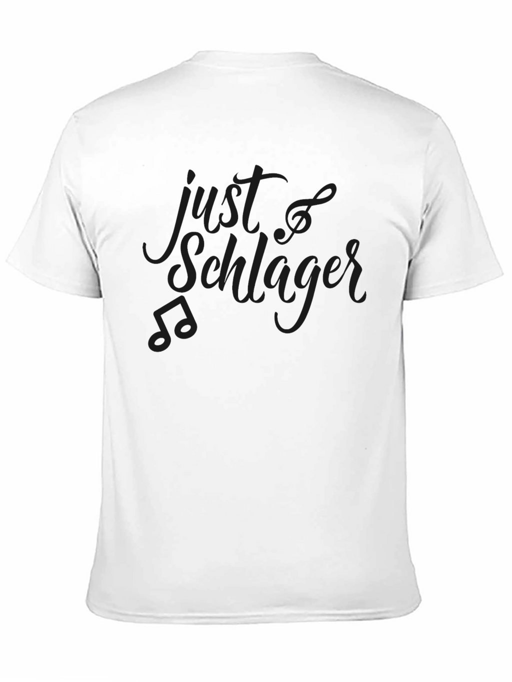 Just Schlager Black Graphic Tee