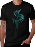 Dream City Black Tee with Graphic Design