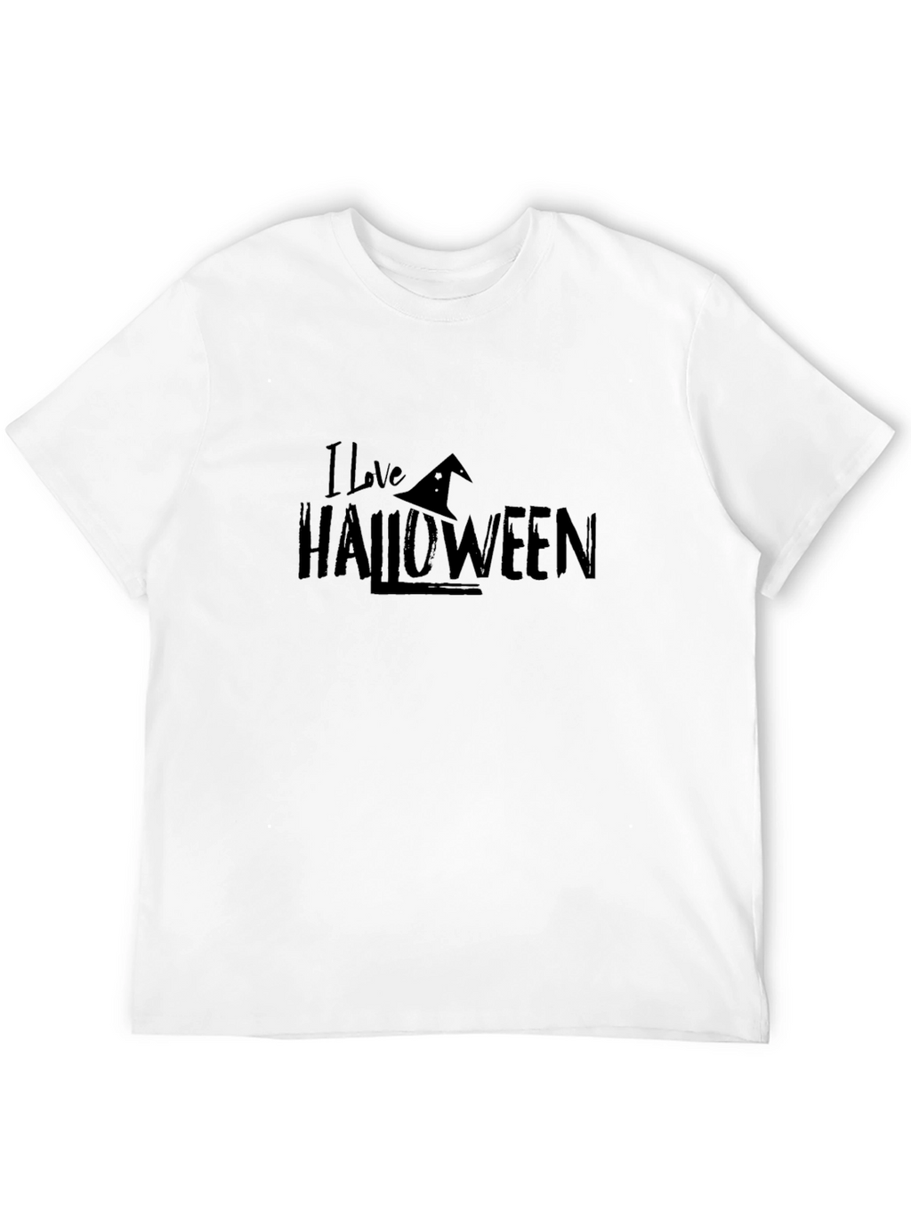 I Love Halloween Black Graphic Tee