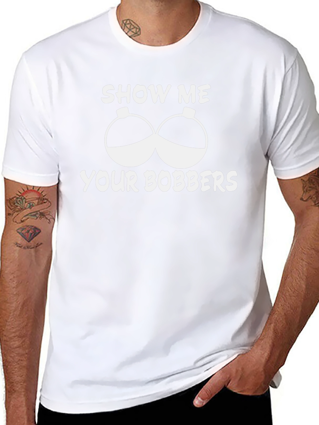 Show Me Your Bobbers Funny Fishing T-Shirt