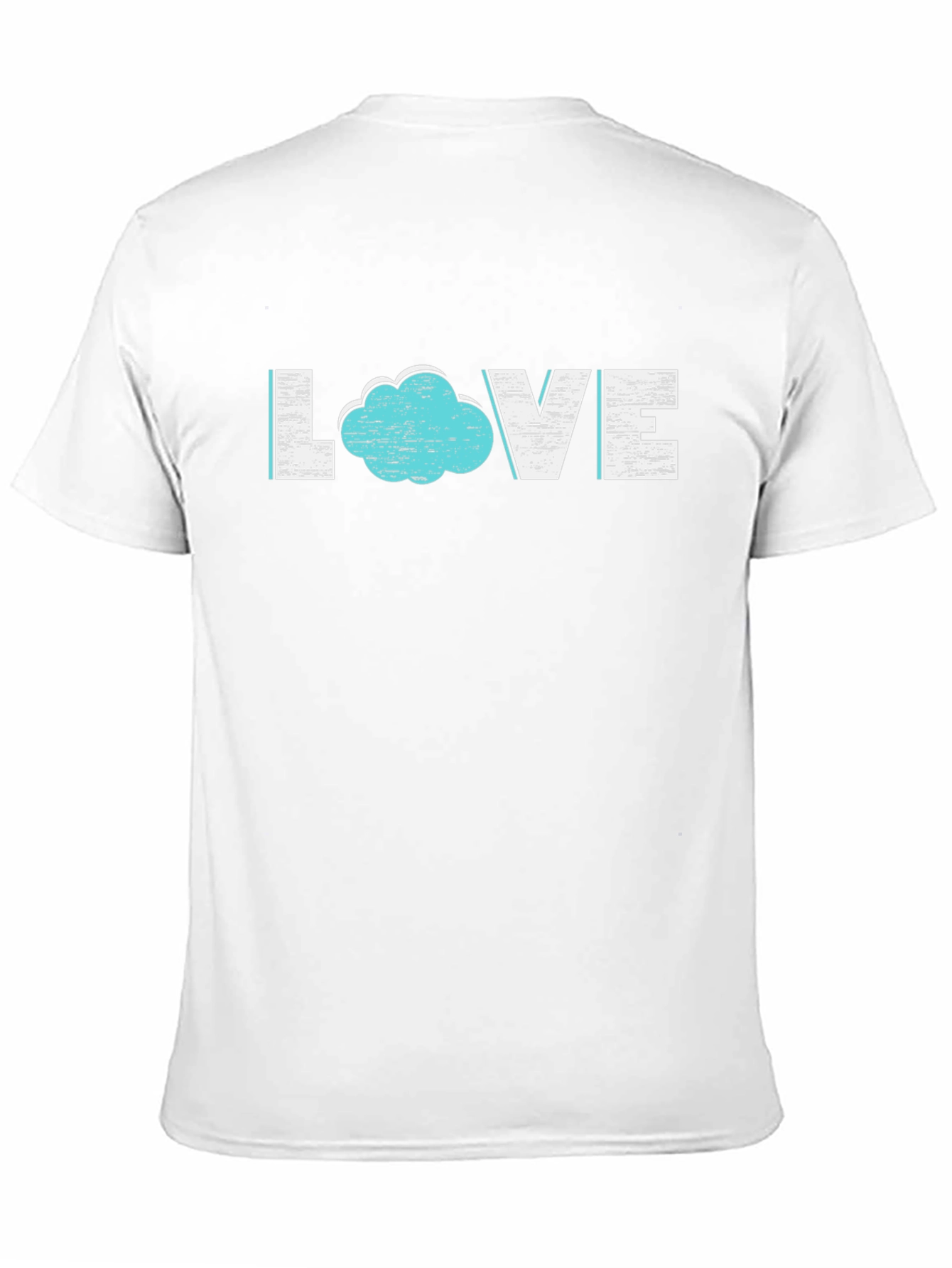 Love Cloud Graphic Tee - Black Cotton Blend
