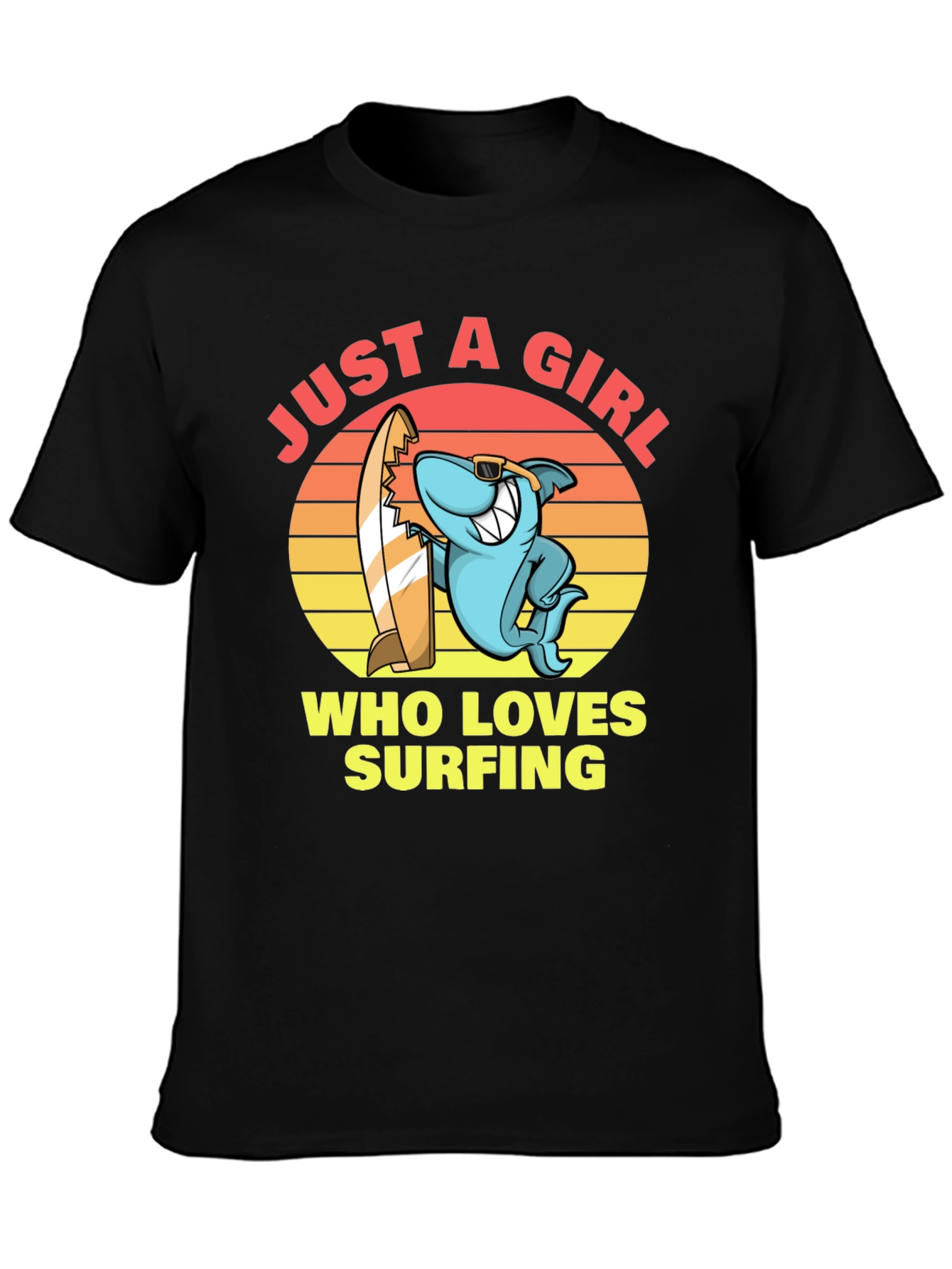 Just a Girl Who Loves Surfing T-Shirt