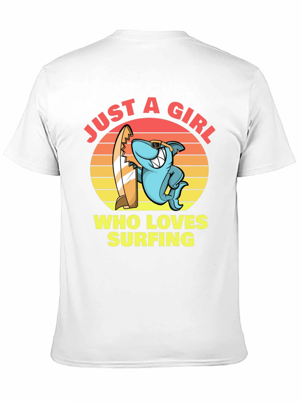 Just a Girl Who Loves Surfing T-Shirt