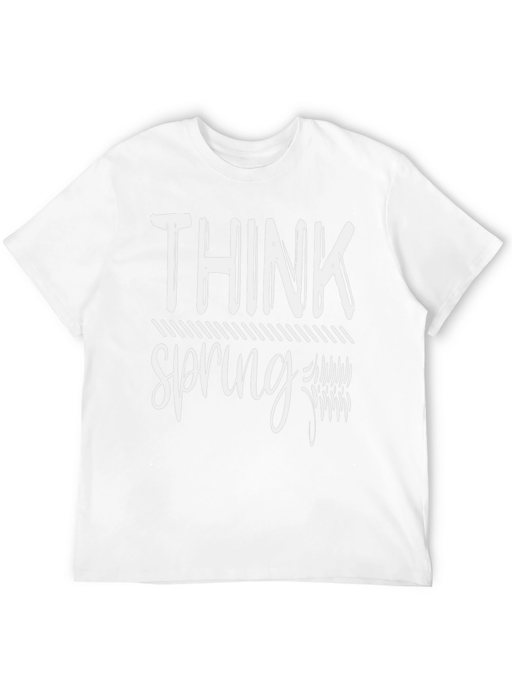 Think Spring Black T-Shirt