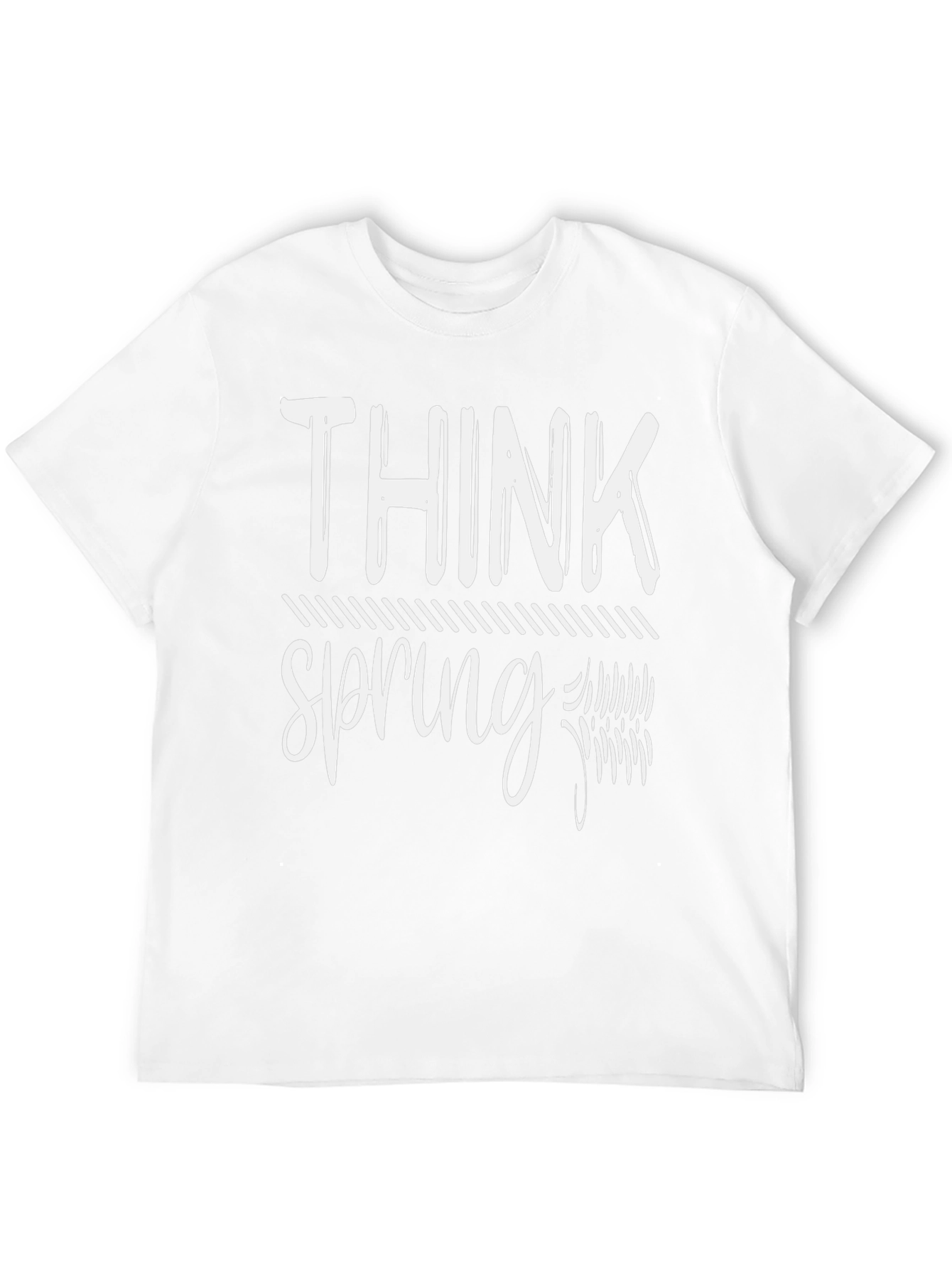 Think Spring Black T-Shirt