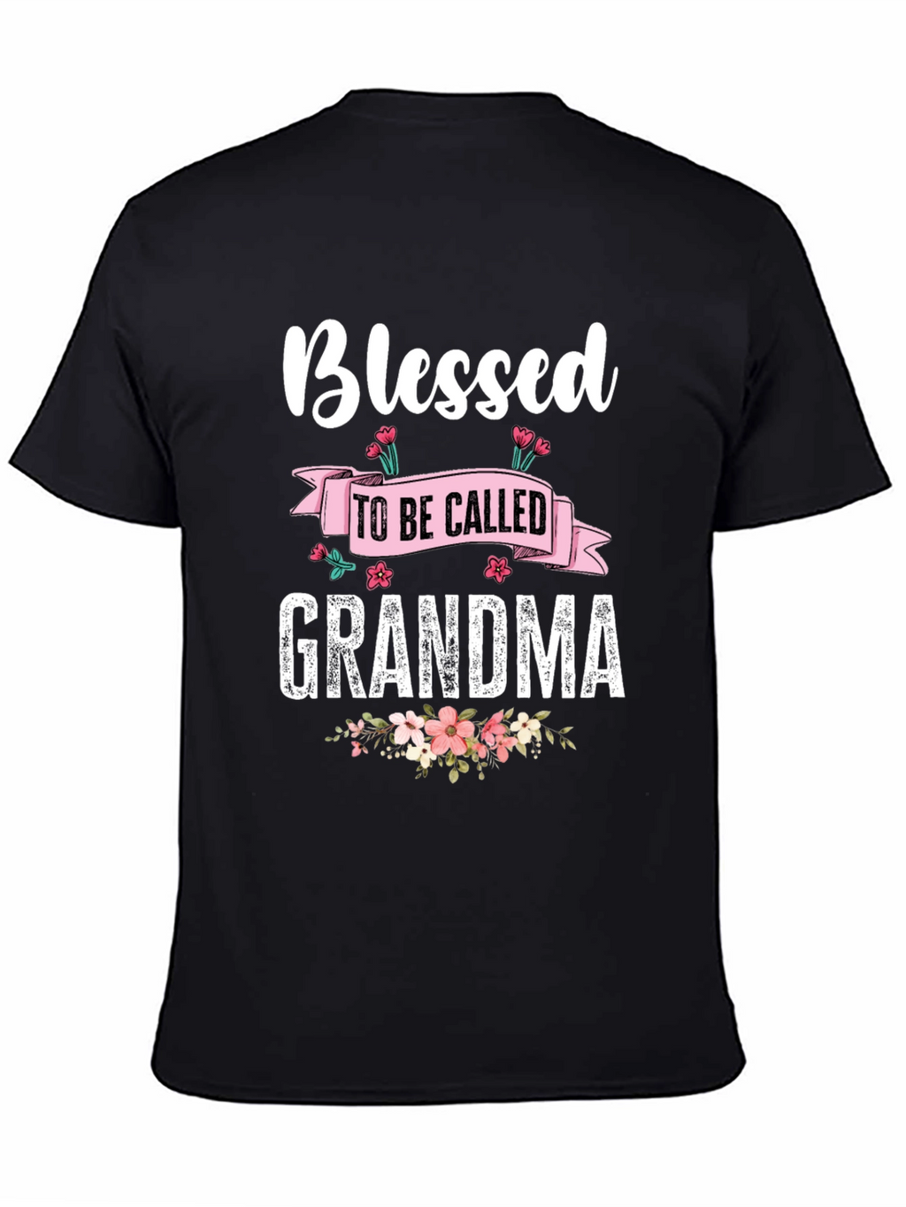 Blessed Grandma T-Shirt - Floral Design
