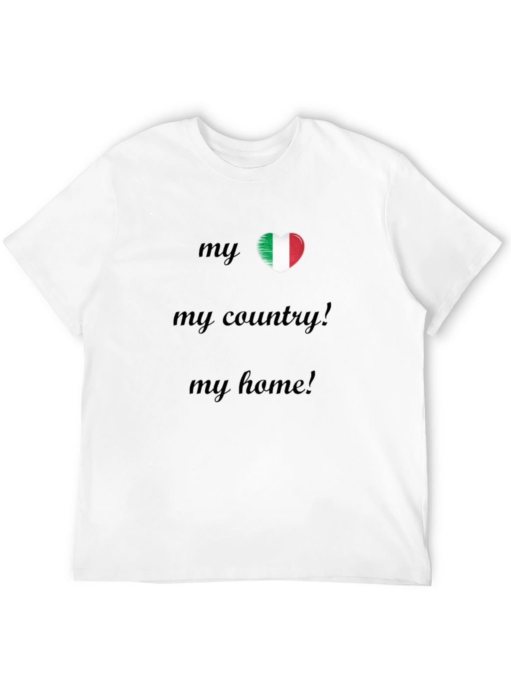 Italian Pride T-Shirt - My Country My Home