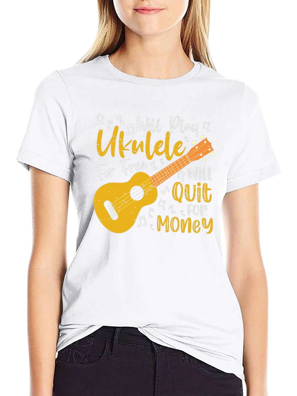 Will Play Ukulele for Free Graphic Tee