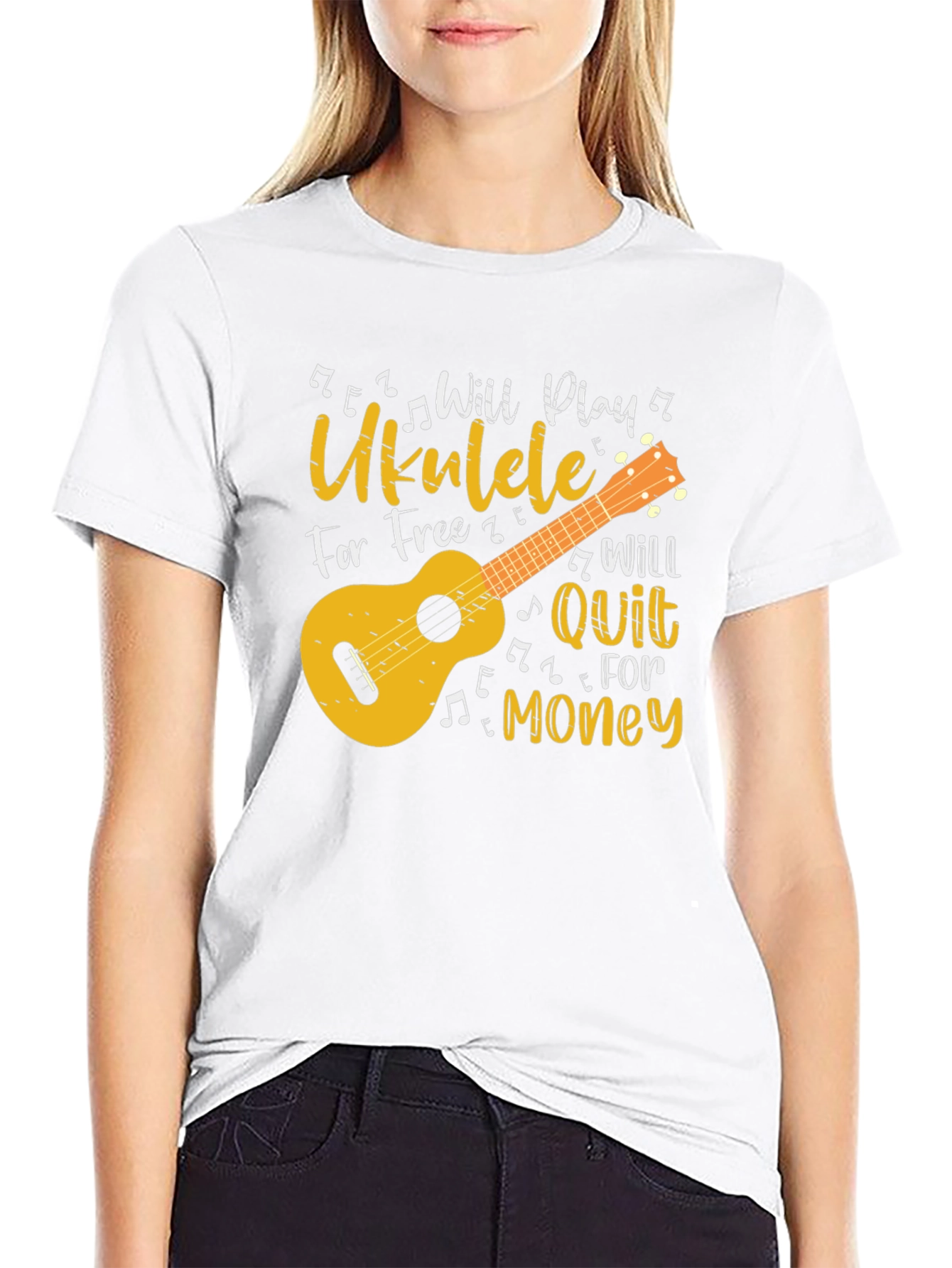 Will Play Ukulele for Free Graphic Tee