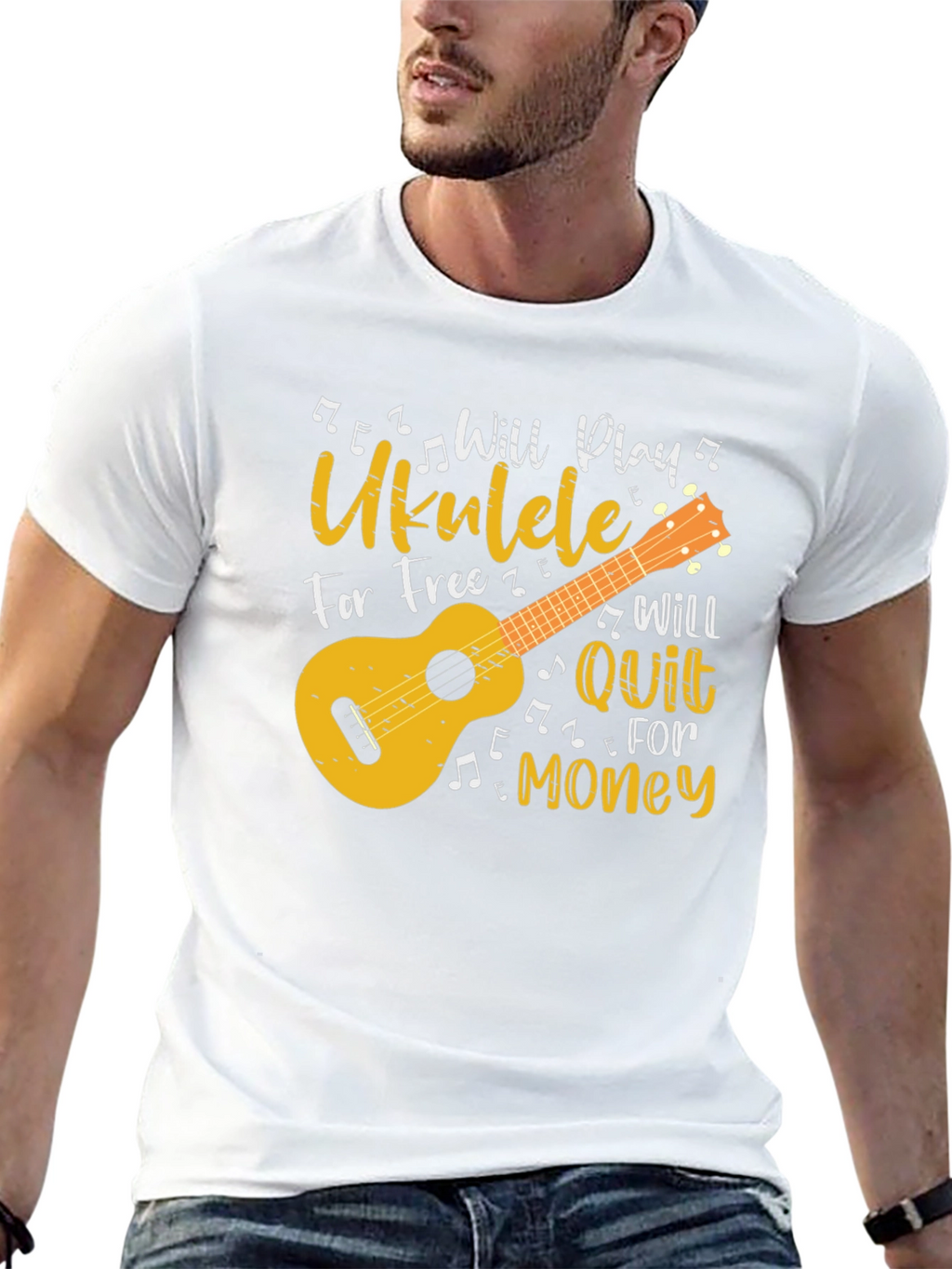 Will Play Ukulele for Free Graphic Tee